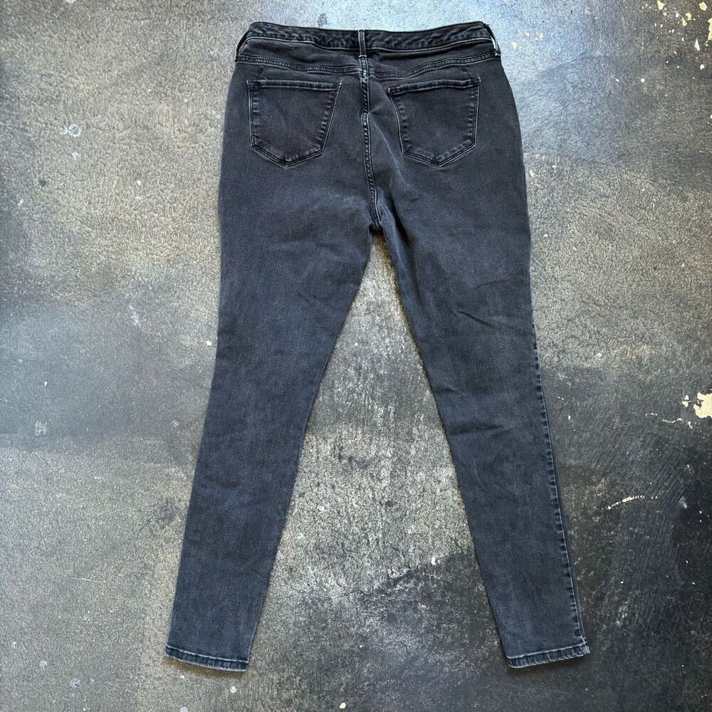 Mossimo Denim Black Women’s Curvy Skinny Jeans Power Stretch Size 10/30R Stretch